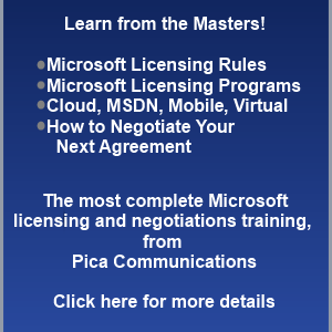 Microsoft Licensing and Negotiations Workshops